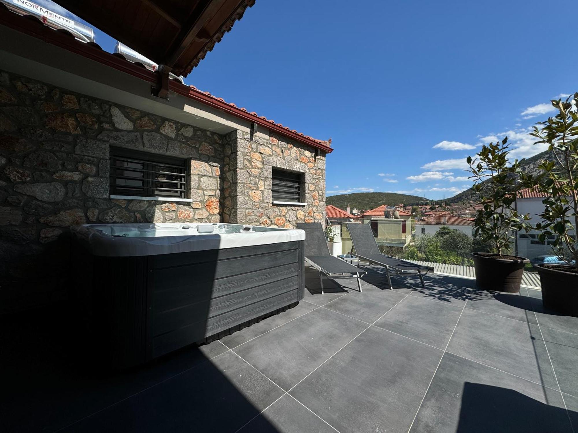 Amfikleias Earth Houses Exterior foto